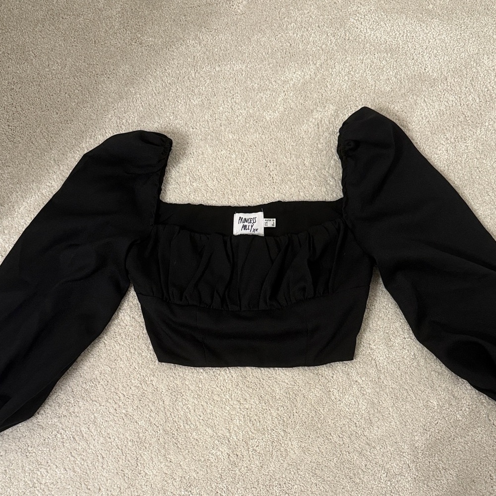 Princess Polly Square Neck Cropped Top